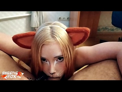❤️ Kitsune gëlltit kar dhe sperma në gojën e saj Porno e bukur tek ne ❌